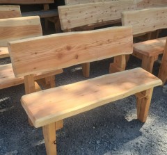 Bench Rustic Larch 4ft